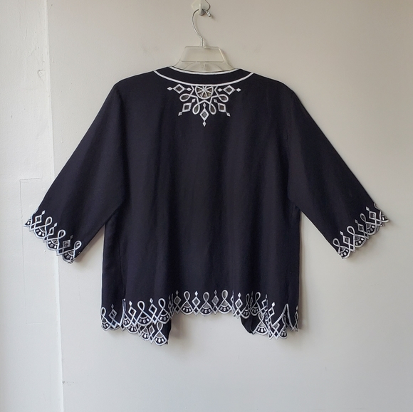 Bob Mackie Open Front Jacket - Picture 8 of 12